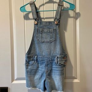 Abercrombie Kids Jean Short Overalls